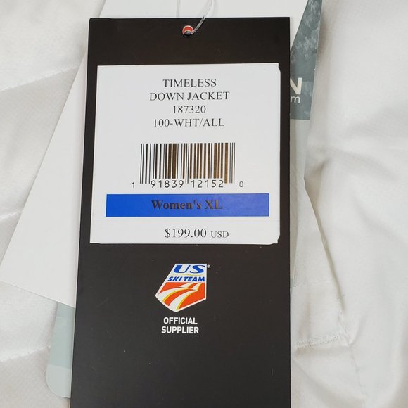 Spyder Timeless Down Jacket Women's XL White - Picture 4 of 12